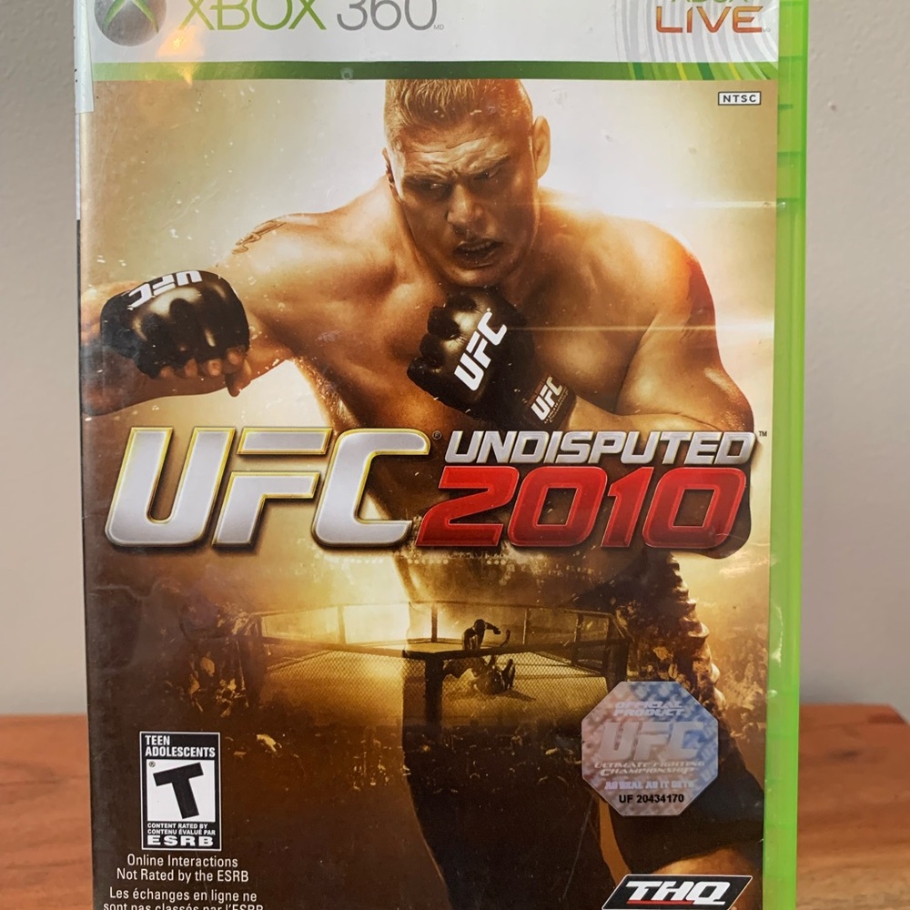 HQ UFC Undisputed 2010 for Xbox 360 - Green Case